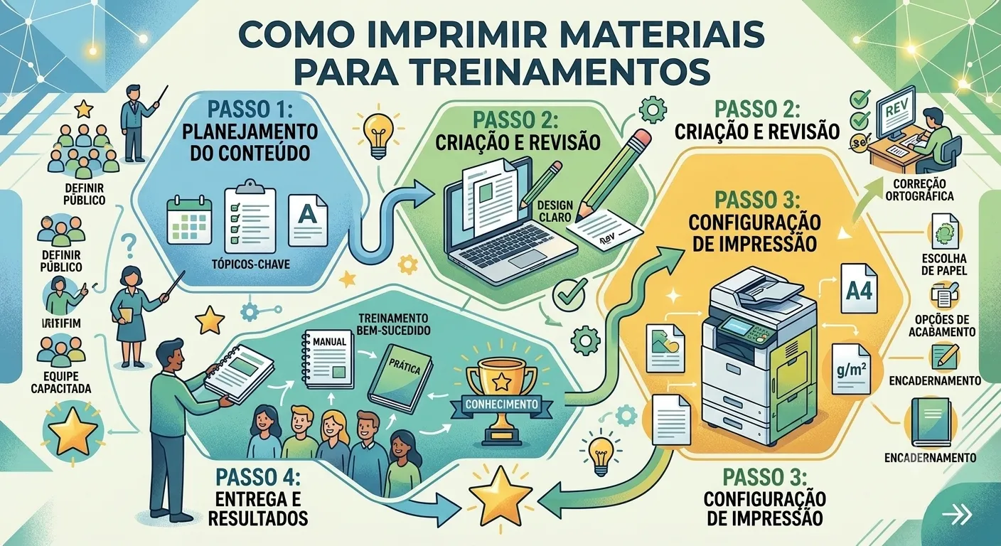 Como imprimir materiais para treinamentos | Copy In The Box